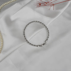 925 Sterling Silver Braided Bracelet