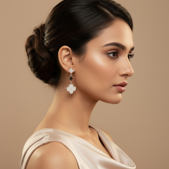 925 Sterling Silver Clove Dangles (Rosegold)