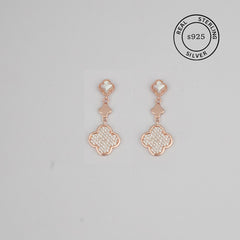 925 Sterling Silver Clove Dangles (Rosegold)