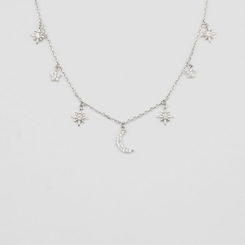925 Sterling Silver Celestial Elegance Necklace