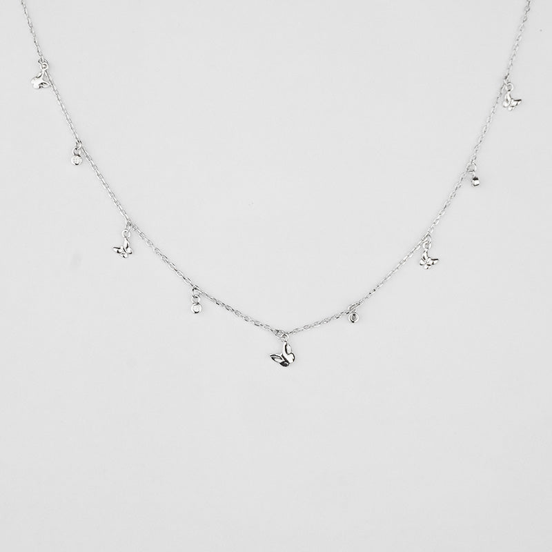 925 Sterling Silver Whispering Wings Necklace