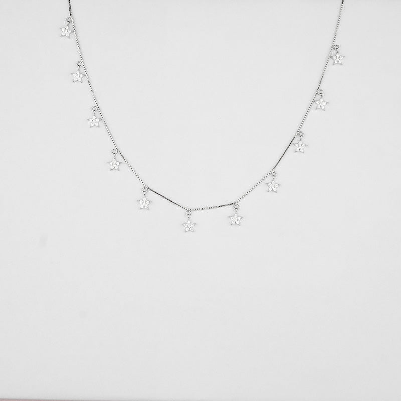 925 Sterling Silver Star Grace Necklace