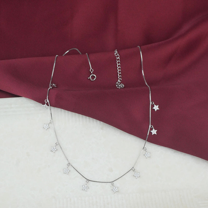 925 Sterling Silver Star Grace Necklace