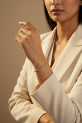 925 Sterling Silver Trio Twist Bracelet