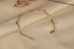 925 Sterling Silver Trio Twist Bracelet