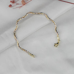 925 Sterling Silver Trio Twist Bracelet