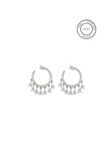 Silver Zircon Charm dangles