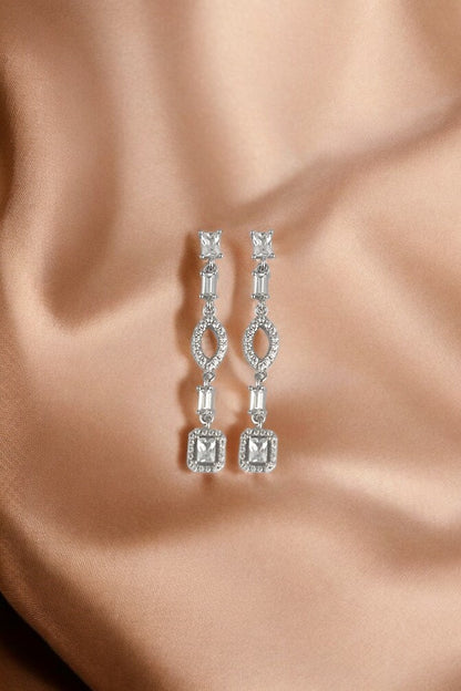 Silver Radiant Elegance Danglers