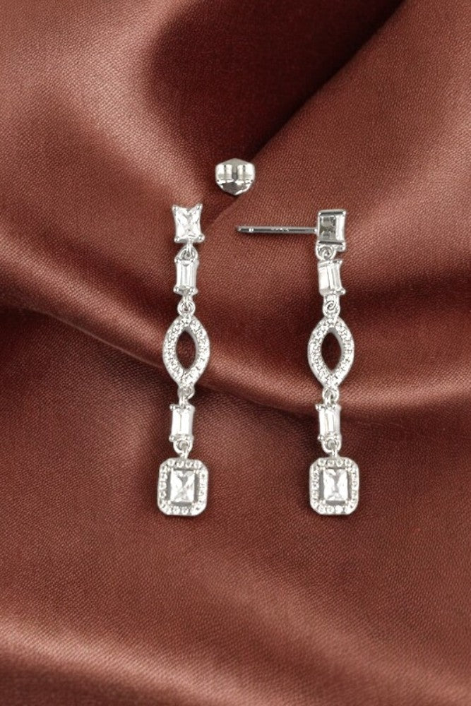 Silver Radiant Elegance Danglers