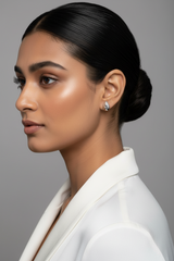 925 Sterling Silver Mother of Pearl Drop Studs