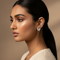 925 Sterling Silver Dual Butterfly