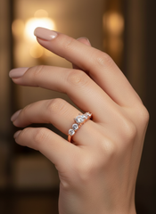 925 Sterling Silver Crown Elegance Ring