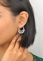 Silver Zircon Charm dangles