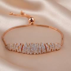 WaveFrost Sterling Silver Bracelet