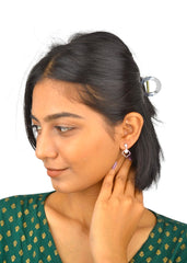 Silver Charm Earrings