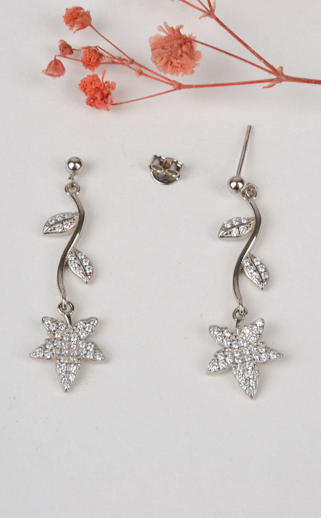 925 Sterling Silver Star Earring