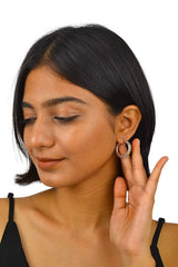 925 Sterling Silver Radiant hoops