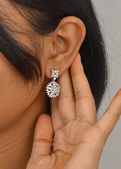 Silver Blooming Elegance Pendant Set