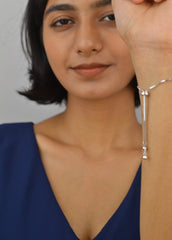 Silver Evil Eye bracelet