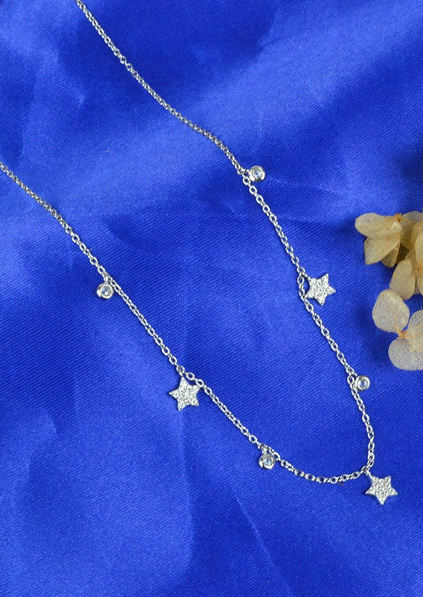 925 Sterling Silver Star delight Necklace