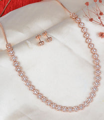 925 Sterling Dazzling Allure Necklace Set