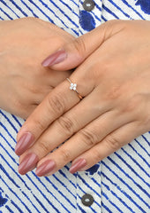 925 Sterling Silver Petal Bloom Ring