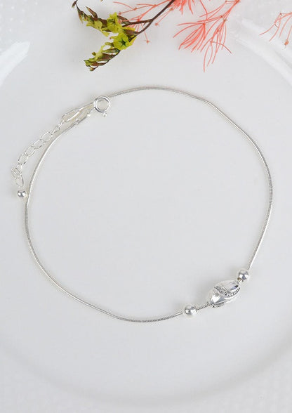 925 Sterling Silver Elegance Anklets(pair)