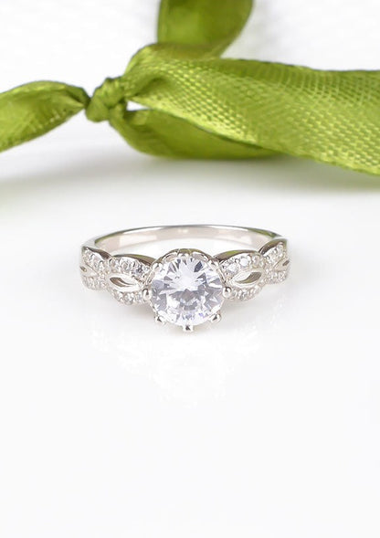 925 Sterling Silver Solitaire Ring