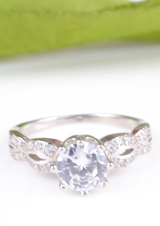 925 Sterling Silver Solitaire Ring