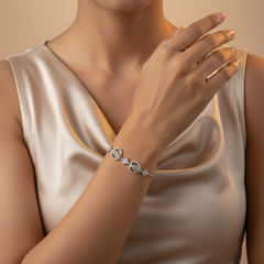 Enchanting Eclipse 925 Sterling Silver Bracelet