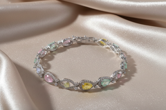 925 Sterling Silver Rainbow Bracelet
