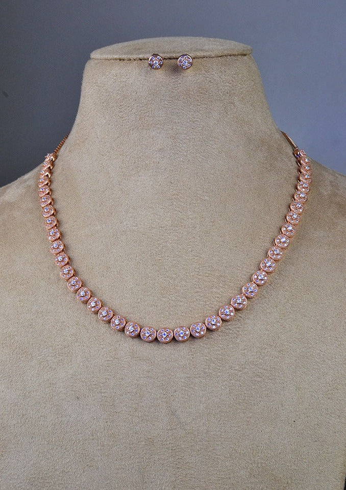 925 Sterling Dazzling Allure Necklace Set