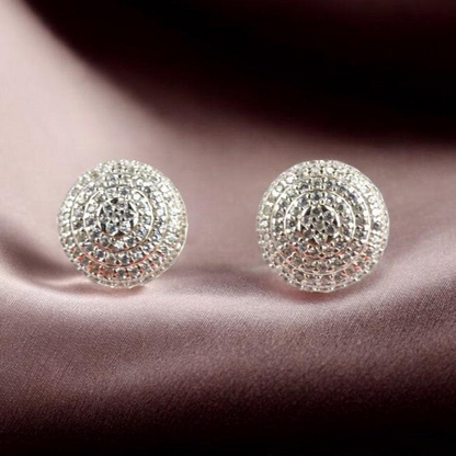 Zircon Love 925 Sterling Silver Studs