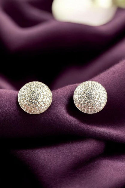 Zircon Love 925 Sterling Silver Studs