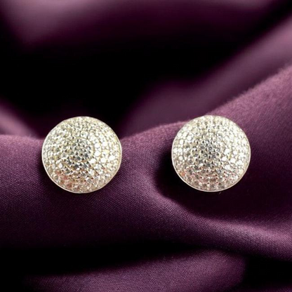 Zircon Love 925 Sterling Silver Studs