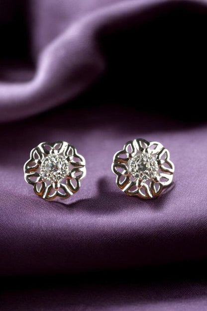 Flower Harmony 925 Sterling Silver Studs