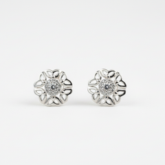 Flower Harmony 925 Sterling Silver Studs