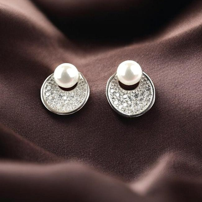 Pearl 925 Sterling Silver Studs