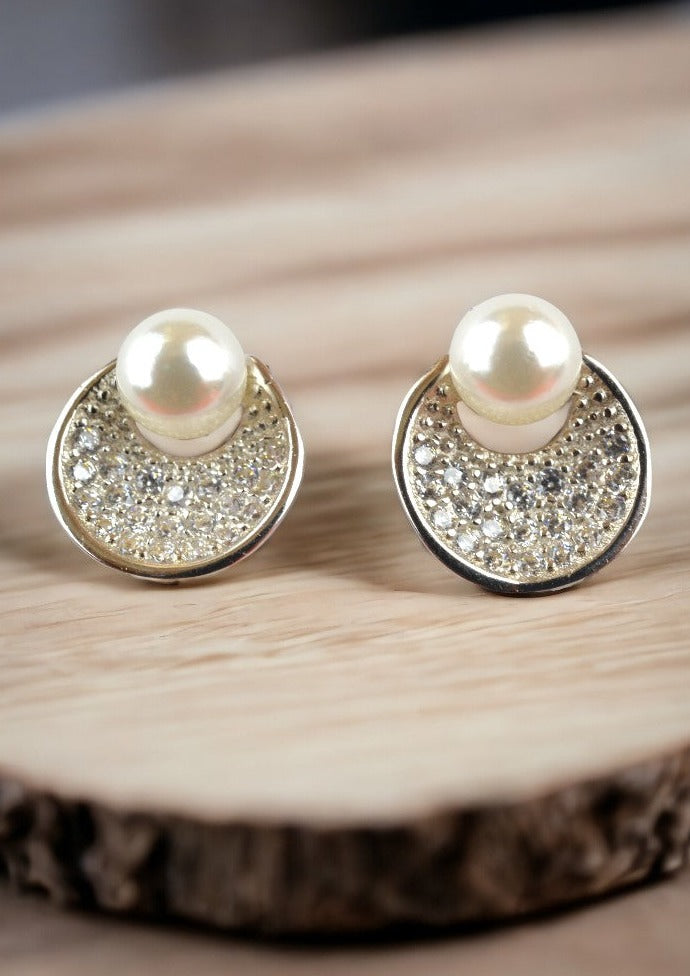 Pearl 925 Sterling Silver Studs