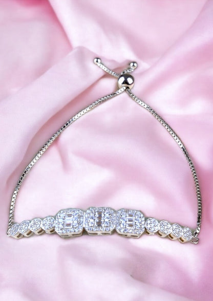 Royal Elegance Sterling Bracelet - Silver