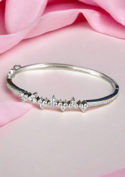 925 Sterling Silver Zircon Elegance Bracelet