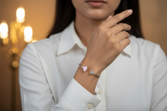 925 Sterling Silver Rose Bracelet