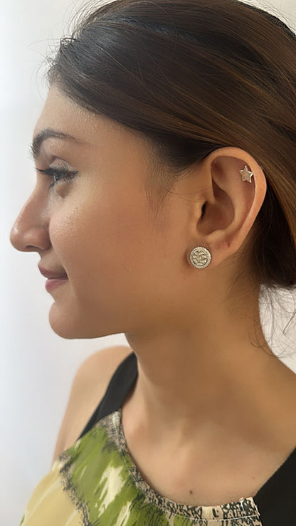 Elegance Essence 925 Sterling Silver Studs