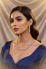 925 Sterling Rose Gold Celestial Necklace Set