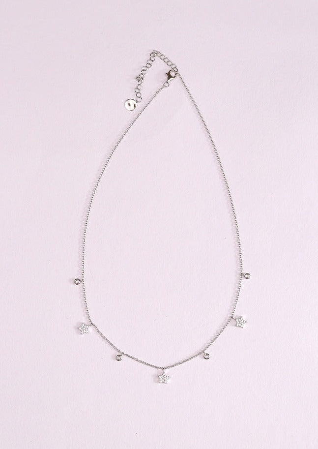 925 Sterling Silver Star delight Necklace