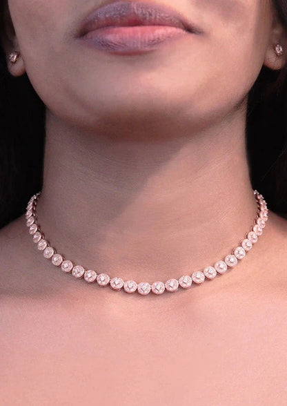 925 Sterling Dazzling Allure Necklace Set