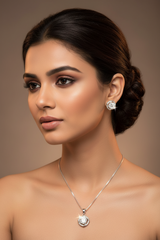 Silver Celestial Pendant Set