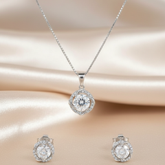 Silver Celestial Pendant Set