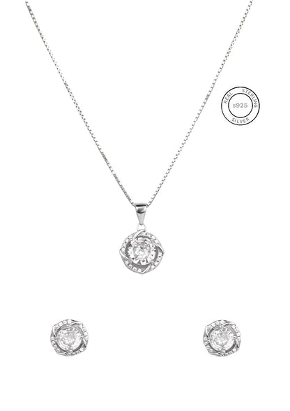 Silver Celestial Pendant Set