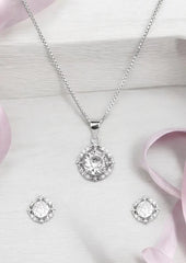 Silver Celestial Pendant Set
